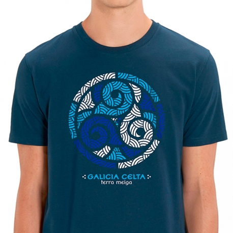 Camiseta Trisquel Azul Galicia 