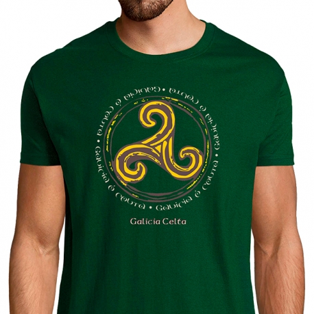 Camiseta Galicia é Celta verde
