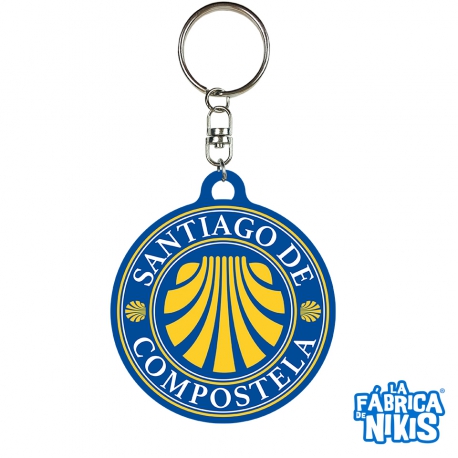 Institutional Stamp Rubber Key Chain