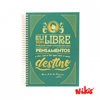 Caderno espiral Libre Rosalía