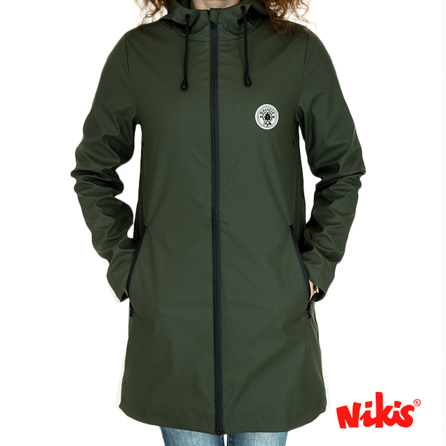 CHAQUETA IMPERMEABLE CHICA STYLE VERDE 