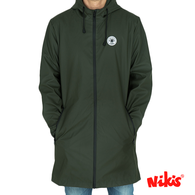 CHAQUETA IMPERMEABLE CHICO STYLE VERDE