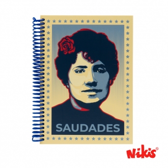 Caderno Espiral Rosalía Saudades