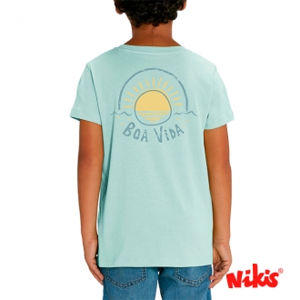 Camiseta Boa Vida Azul nen@s