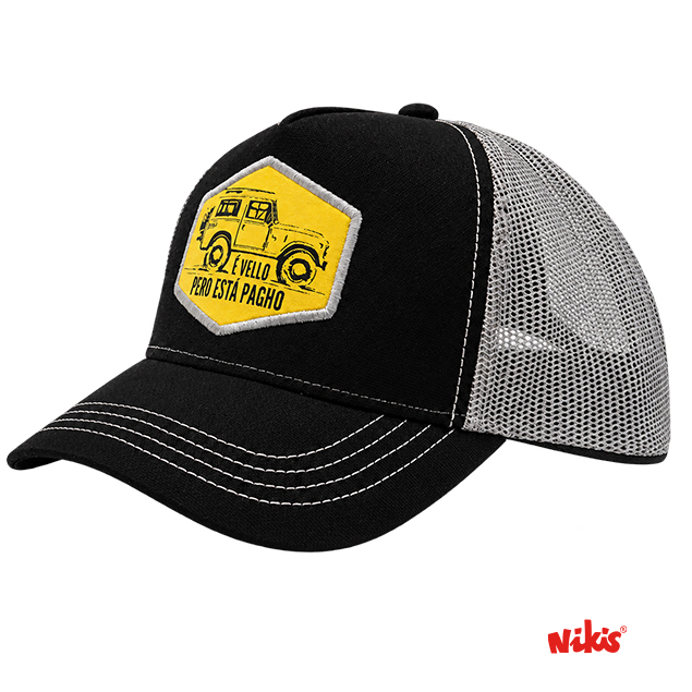 Gorra Parche É Vello Pero Está Pagho Negra