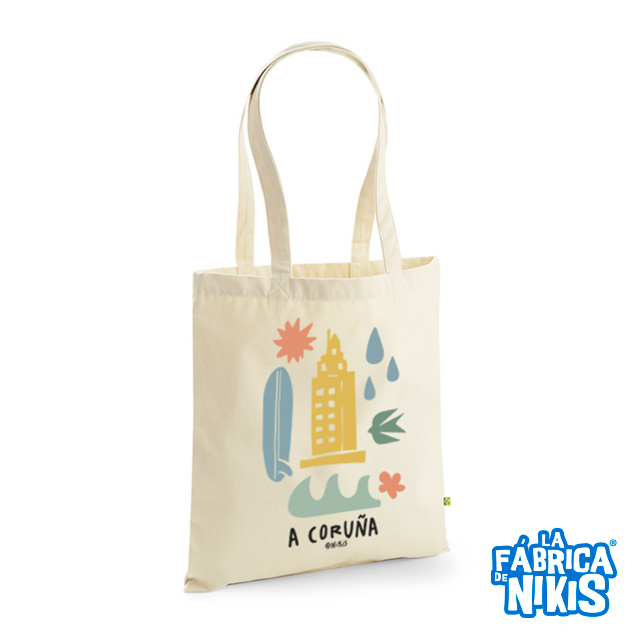 TOTE BAG A CORUÑA ICONOS