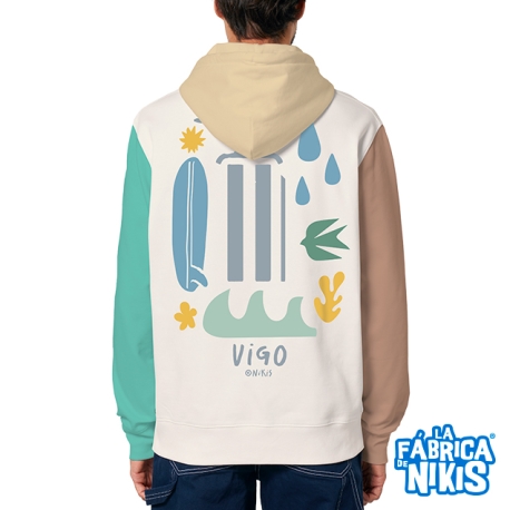 Sudadera Capucha Vigo Iconos