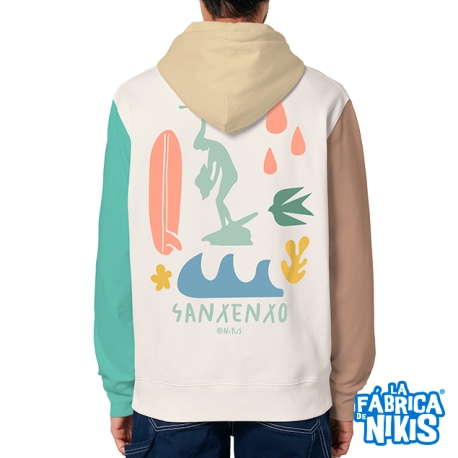 Sudadera Capucha Sanxenxo Iconos