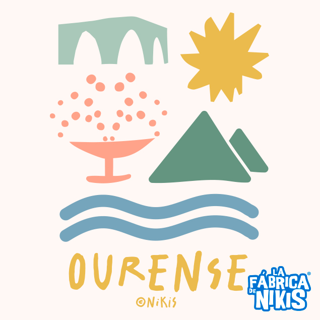 CAMISETA OURENSE ICONOS