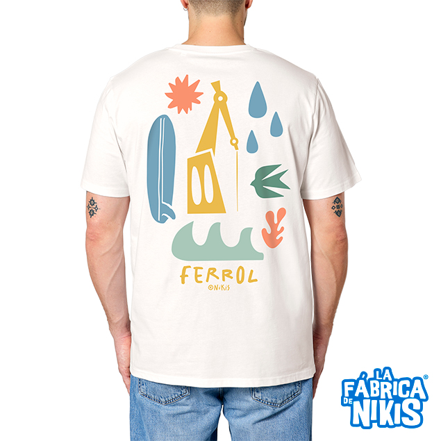 CAMISETA FERROL ICONOS