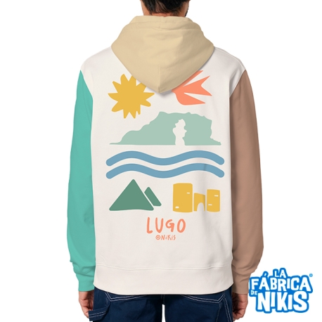 Sudadera Capucha Lugo Iconos