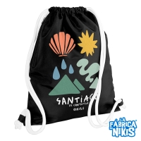 Mochila Cordón Santiago Iconos
