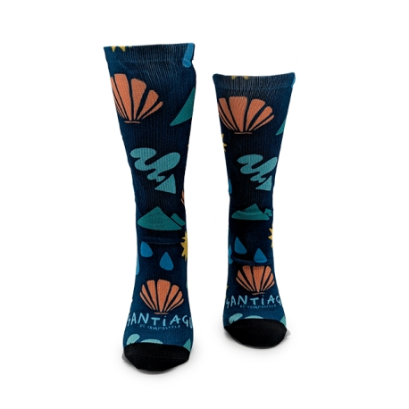 Santiago Icons Blue 360º Socks 