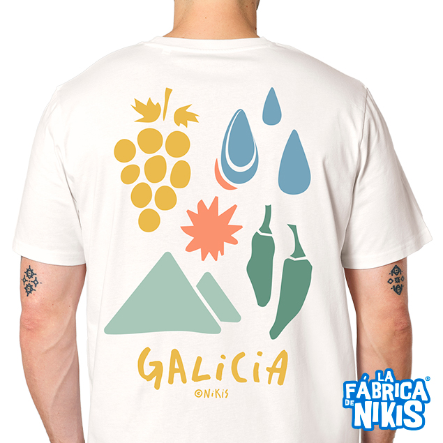 CAMISETA GALICIA ICONOS