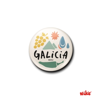 Chapa Galicia Iconos