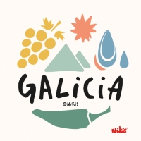 Chapa Galicia Iconos
