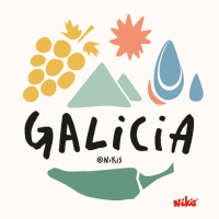 Chapa Galicia Iconos