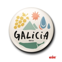 Chapa Galicia Iconos
