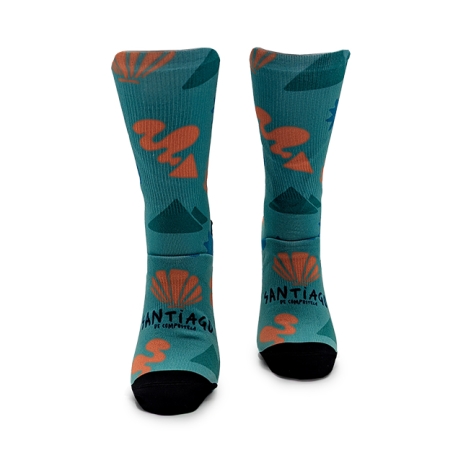 Santiago Icons Green 360 Socks