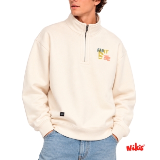 Suadoiro Media Cremalleira Mereza Crema