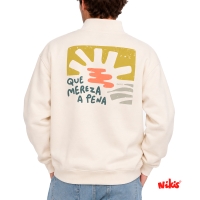 Suadoiro Media Cremalleira Mereza Crema