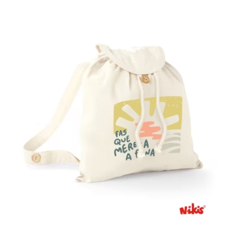 Mochila Cordón Mereza Crema
