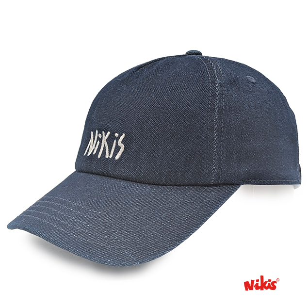 Gorra Bordada Nikis Denim Oscuro