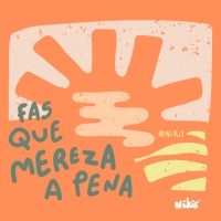 Camiseta Bebé Mereza Laranxa