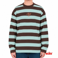 Camiseta Manga Longa NGS  Azul e Marrón
