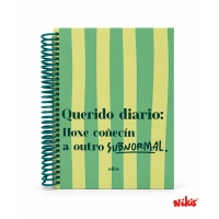 Caderno Espiral Queirdo Diario