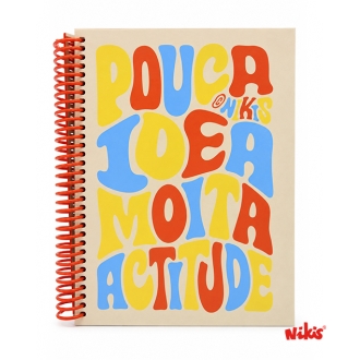 Caderno Espiral Pouca Idea